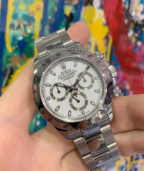 rolex daytona steel dial